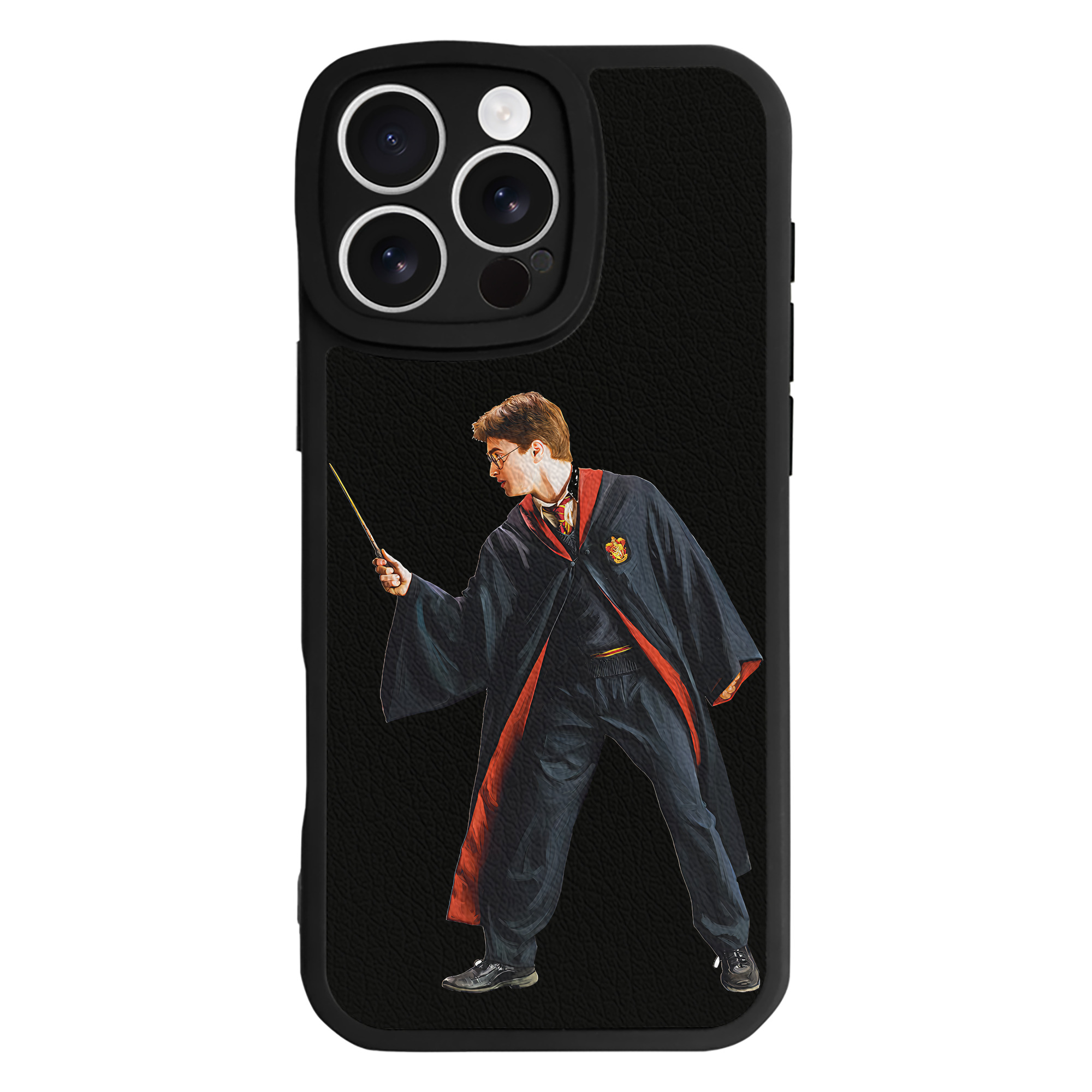 （画像用） Harry Potter ハリー・ポッターシリーズ 【iPhone 16シリーズ対応】シリコンスマホケース（レザー調） 材質：シリコン